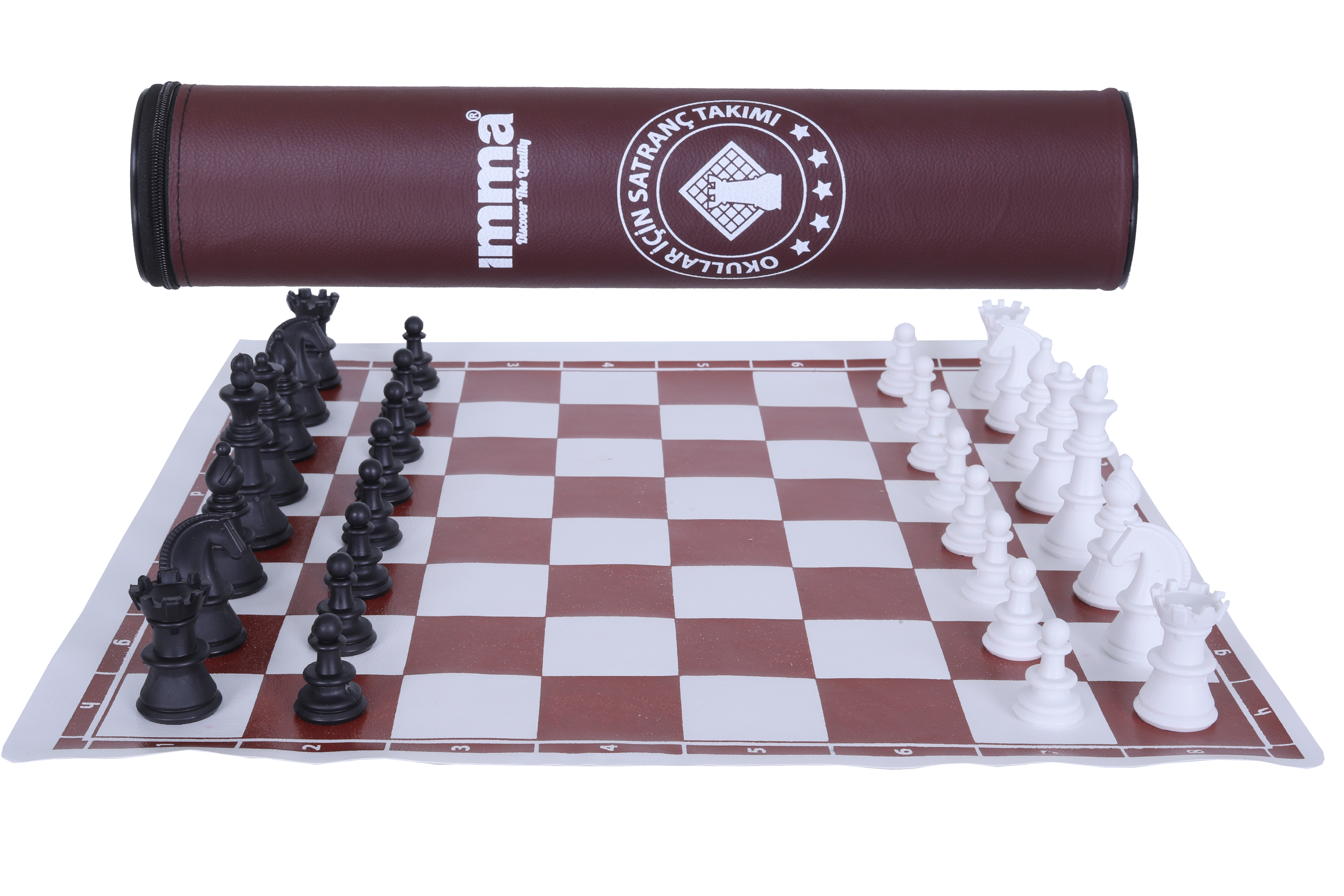 İmma Satranç Takımı Rulo Sun Deri 696